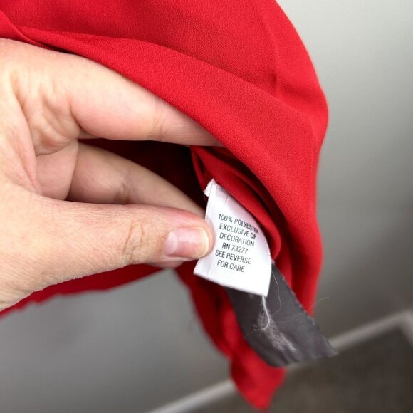 Dana Buchman red blouse size Xl - Picture 5 of 7